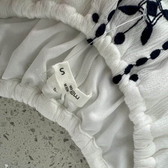 White Maurice’s Embroidered Sleeveless Maxi Dress - Picture 6 of 9